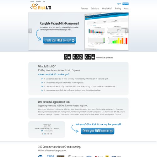 RiskIO needs a new website design Ontwerp door Multimedia Designs
