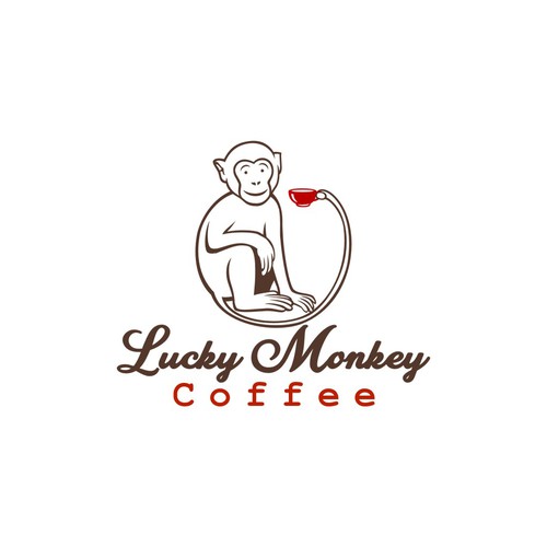 Design di Create logo for Lucky Monkey Coffee di dan.elco09