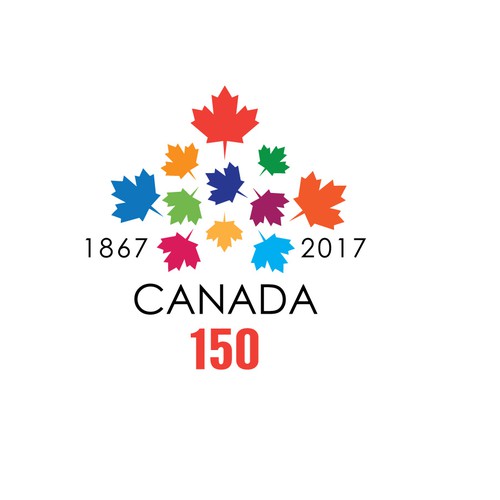 Community contest: Design Canada’s 150th birthday logo! Design by bluesflamingo