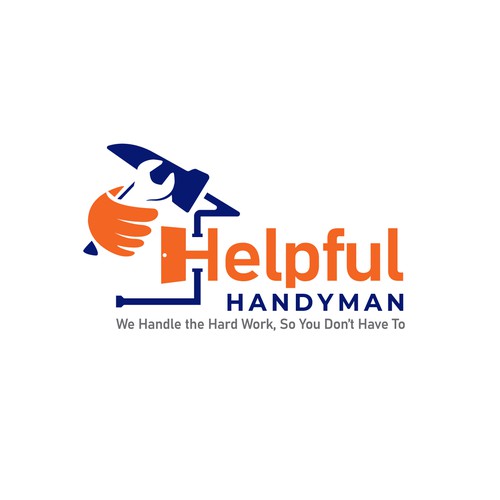 Handyman branding for new business in Iowa Design by websmartusa