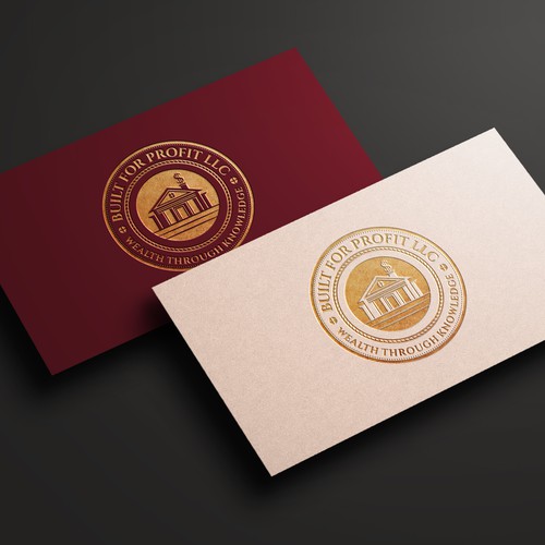 We need a powerful logo for our building educational company that brings attention Design by DesignXpertB!
