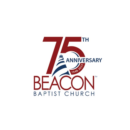 Beacon Baptist Church 75th anniversary logo Design by pianpao