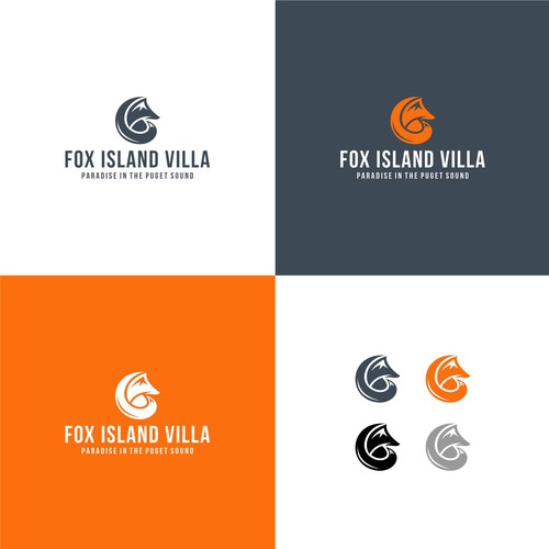 Design a Vacation Home Logo that Depicts Paradise on Fox Island Design by Fortunately_72