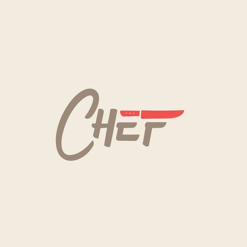 "CHEF": Food & Cooking Social Media Logo Design by Faveo®