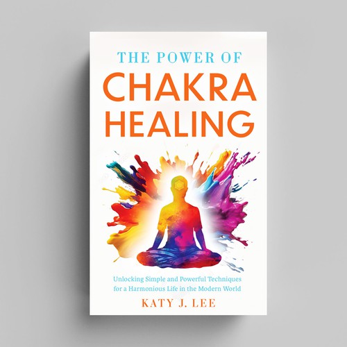 🔥🔥-=  UNIQUE CHAKRA HEALING KDP Ebook Cover =- 🔥🔥 Design by Elvie Designs