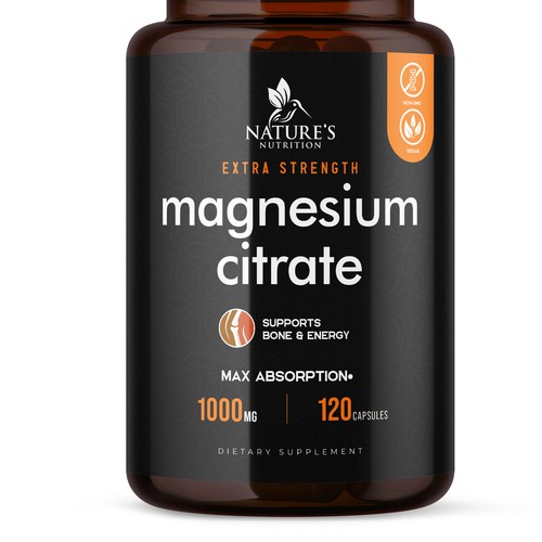 Premium Magnesium Citrate Design needed for Nature's Nutrition Design by UnderTheSea™