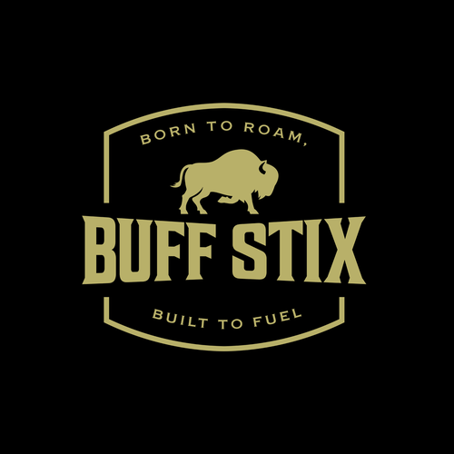 Buff Stix...Lean, Delicious, Buffalo Strong. Design by Brazuca Studio