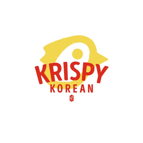 Yellow and Red Korean Fried Chicken Design by SORG® / Serch Orozco