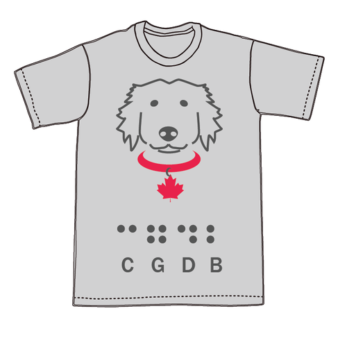 t-shirt design for Canadian Guide Dogs for the Blind Diseño de Katapiller