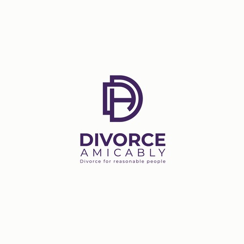Logo for a new, healthy way for reasonable people to divorce Design by BillyFoss