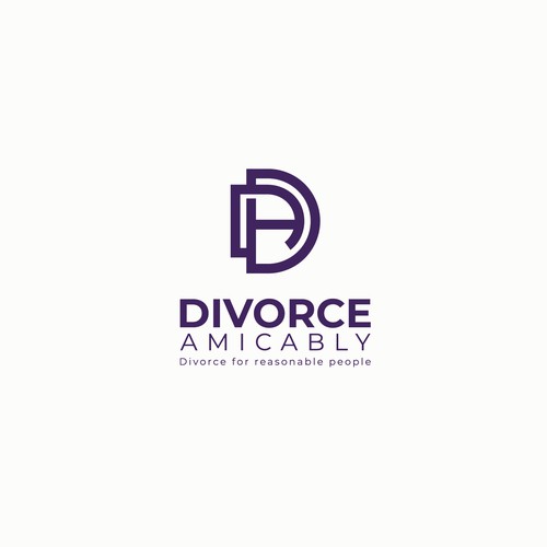 Logo for a new, healthy way for reasonable people to divorce Design by BillyFoss