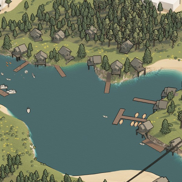 Lake Cabin area for a Camp