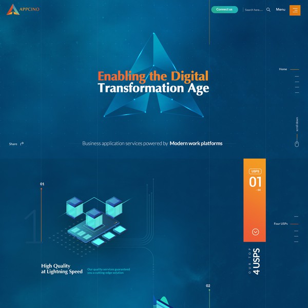 Design by BeheM0th titled "Web design for a Consulting Firm"