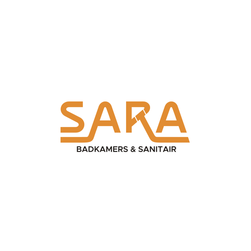 Logo moet SARA zijn ipv saar, letters moeten beeldmerk worden, ‘Badkamers & Sanitair’ eronder!! Design by kenopas