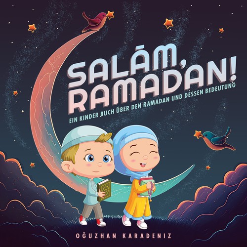 Children´s Book COVER to teach children about Ramadan in a lovely way Design by Jandali