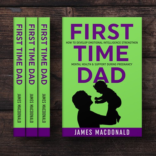 Book cover art appealing to First Time Dad & Expectant Mums Design réalisé par Trivuj