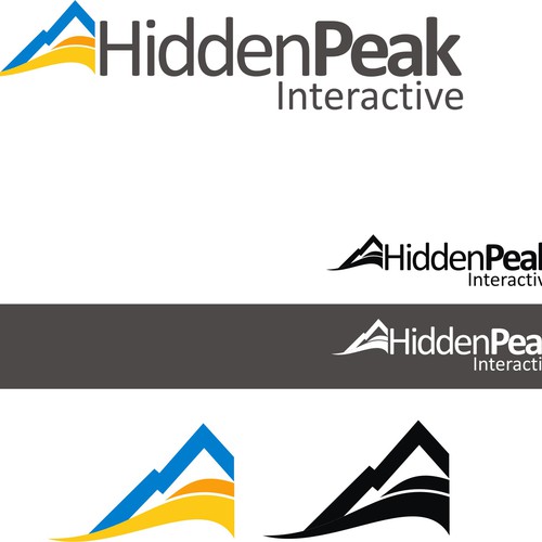 Logo for HiddenPeak Interactive Diseño de StarrWorks Creative