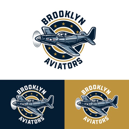 Ice Hockey Team Logo- Brooklyn NY Design by Barokah Studio