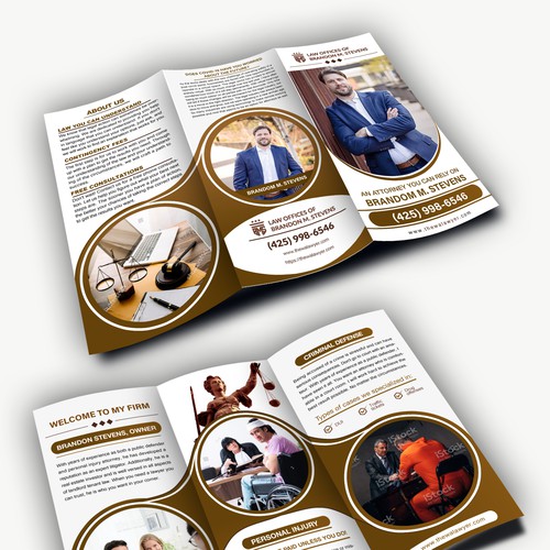 Help me grow my law firm - design my brochure Design by vijoy