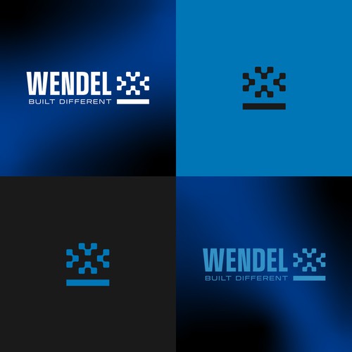 Luxury Logo Design for Wendel X — A Premium Construction Brand Built Different Design by Manuel Machado