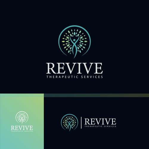 Looking for a modern, refreshing logo for Revive Therapeutic Services Design réalisé par workhard_design