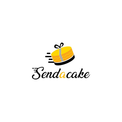 Send A Cake needs a gorgeous fun logo Design by MercClass