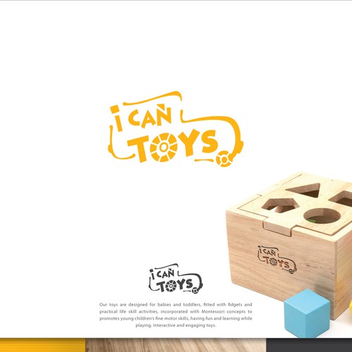 Design a toy logo for wooden interactive toys Design by Ocean Glow