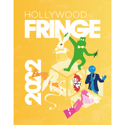 Guide Cover for LA's largest performing arts festival Design by Elena Richardson