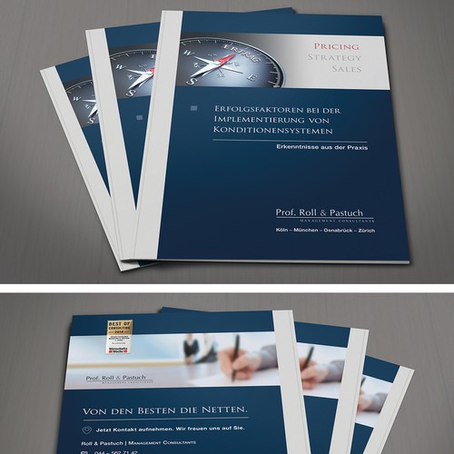 Design vincitore del contest "Exklusive Broschüre für Top-Management Beratung / Exclusive brochure for top-management consulting" realizzato da Brochure