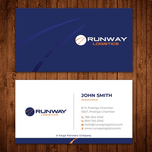 Design di Runway Logistics Business Card di ™SF_Design™