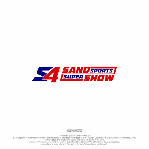 New Sand Sports Super Show Logo 2024 Design by javas_Tyo