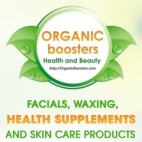 Organic Boosters needs a new signage Design by tale026
