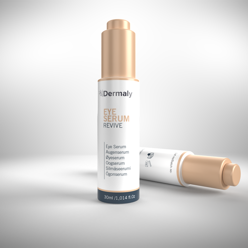 Eye serum bottle design Design by DZINEstudio™