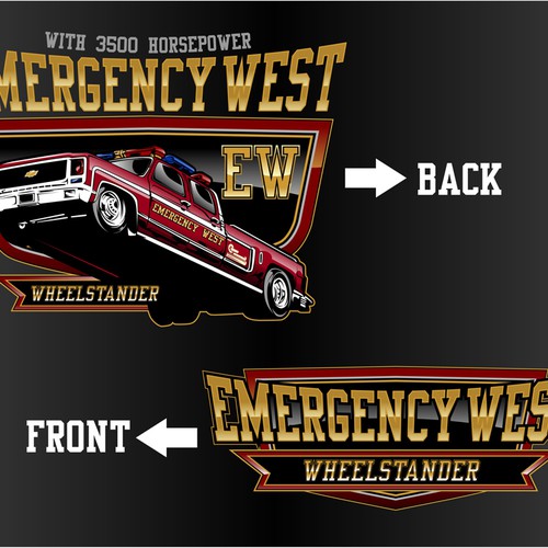 New t-shirt design wanted for Emergency West Wheelstander Design by novanandz