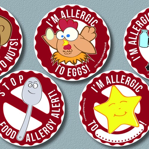 HELP KEEP KIDS WITH ALLERGIES SAFE - design alert labels for allergy ...