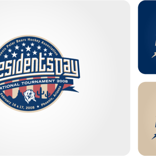 Presidents Day Hockey Tournament Logo & Banner Logo design contest