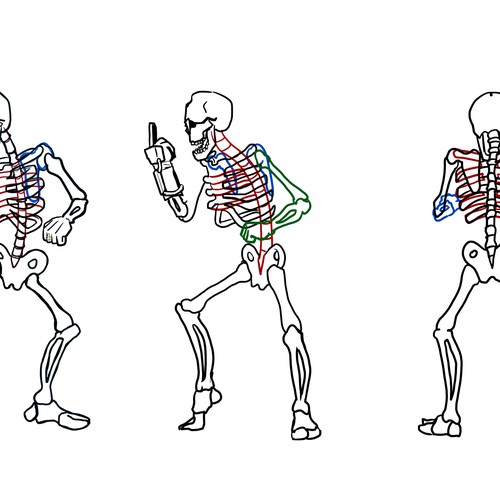 Anti.biz needs a 2D skeleton character design Design von Little George