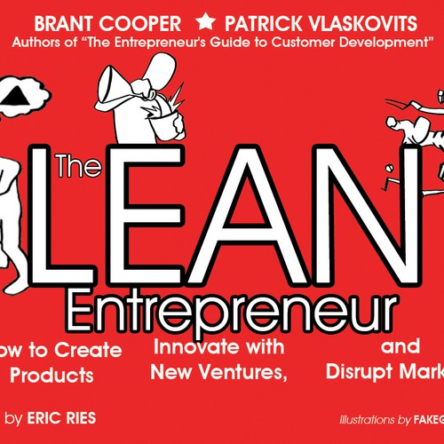 EPIC book cover needed for The Lean Entrepreneur! デザイン by DezignManiac