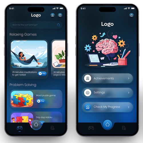 iOS/Android mobile app UI Design by sandy#ogma