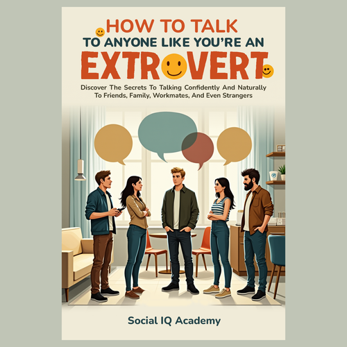 Design a catchy "How To Talk To Anyone" book cover Design by Alexandr_up