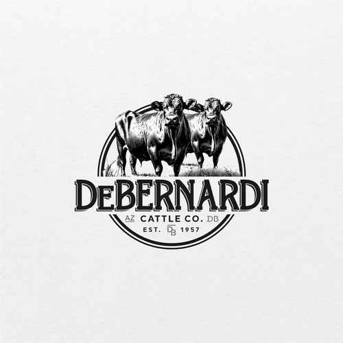 Unique Western Cattle Brand Design by adrian perdana