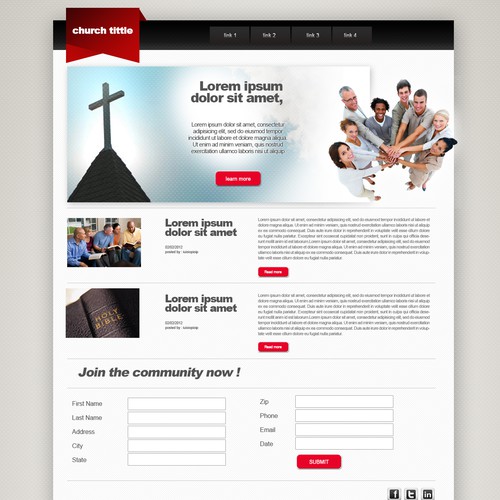Help us design a religious themed website Design by LogoLit