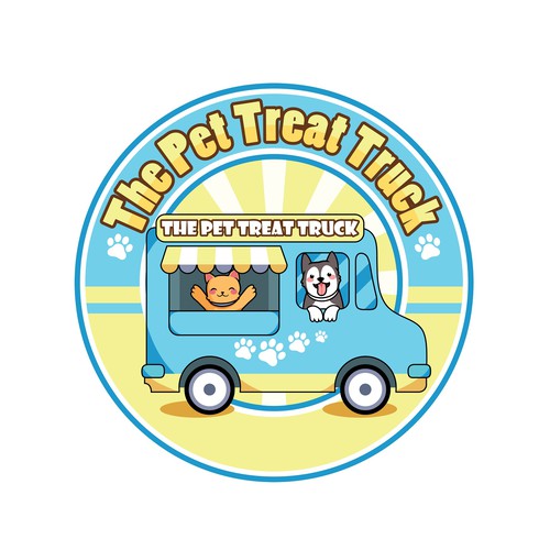 Design a cute/cartoon logo for our dog food truck! Design by yukiaruru