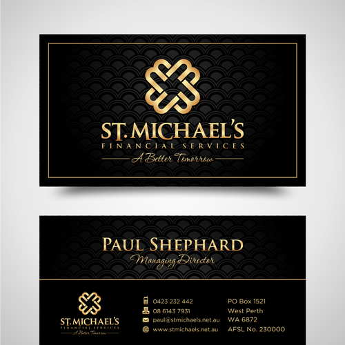 business cards and logo design