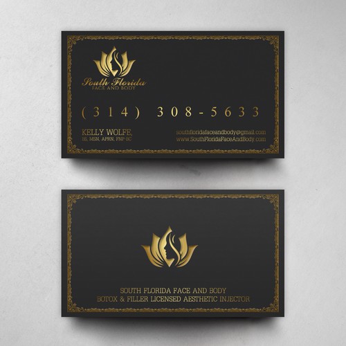 Aesthetic Business Cards Diseño de chandrayaan.creative