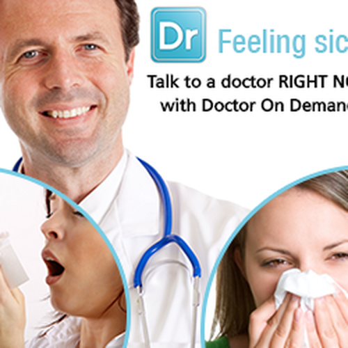 New banner ad wanted for Doctor On Demand Design by luckystarss