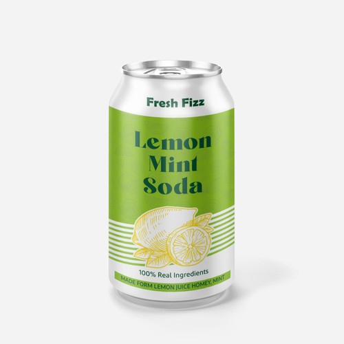 Design Fresh Fizz Soda Label di Jabir Dal