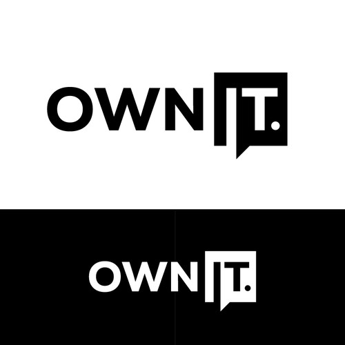 Edgy logo design for OWN IT Design by *Auden.Design*