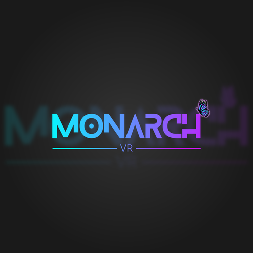 Design a fun, modern logo for a VR game featuring the Monarch Butterfly Design by Kris1923