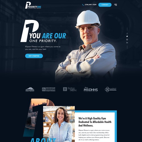 Design a simple and appealing consulting website Design by Smashing Boys